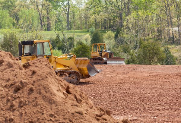 Construction Site Land Clearing in Hickory